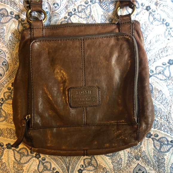 Fossil Crossbody Leather Purse - Picture 3 of 4